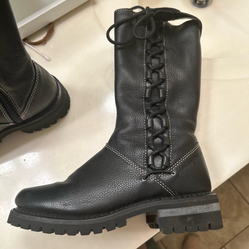 Black Combat & Moto Boots